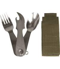 EATING UTENSIL STAINLESS STEEL W.POUCH
