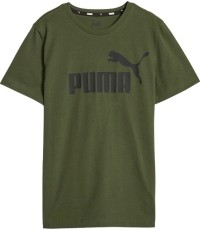 Koszulka młodzieżowa Puma Ess Logo Tee khaki 586960 31