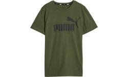 Koszulka młodzieżowa Puma Ess Logo Tee khaki 586960 31