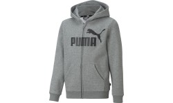 Bluza młodzieżowa Puma Ess Big Logo FZ, szara 586967 03