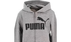 Bluza młodzieżowa Puma Ess Big Logo FZ, szara 586967 03