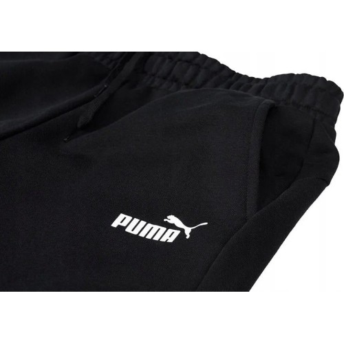 Spodnie sportowe Puma dla młodzieży Ess Logo Pants Fl Black 586973 01