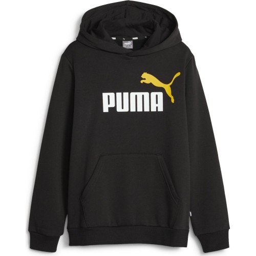 Bluza dziecięca Puma Ess+ 2 Col Big Logo FZ Black 586987 41