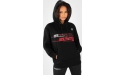 Męska bluza z kapturem UFC Venum Performance Institute 2.0, czarno-czerwona
