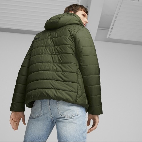 Puma Ess Hooded Padded Jacket kurtka męska zielona 848938 31