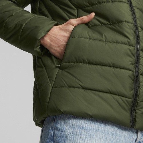 Puma Ess Hooded Padded Jacket kurtka męska zielona 848938 31