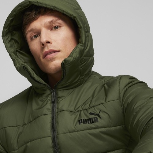 Puma Ess Hooded Padded Jacket kurtka męska zielona 848938 31