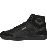 Puma Shuffle Mid Fur Flat Black buty męskie 387609 01