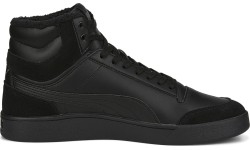 Puma Shuffle Mid Fur Flat Black buty męskie 387609 01