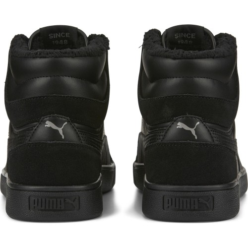 Puma Shuffle Mid Fur Flat Black buty męskie 387609 01