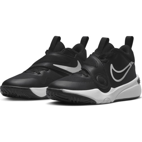 Nike Team Hustle D 11 młodzieżowe buty do koszykówki, czarne DV8996 002