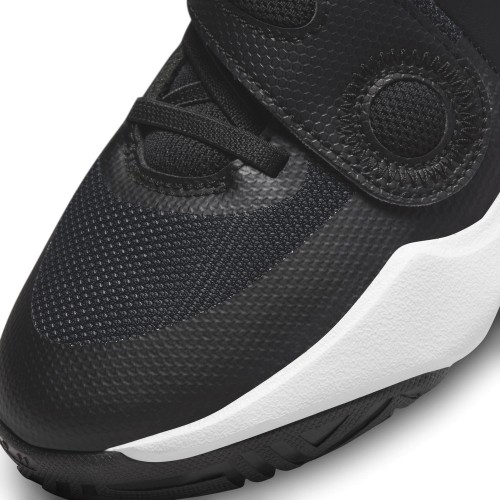 Nike Team Hustle D 11 młodzieżowe buty do koszykówki, czarne DV8996 002