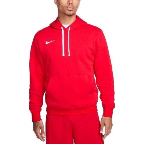 Bluza męska Nike Fleece Park Hoodie z kapturem, czerwona CW6894 657