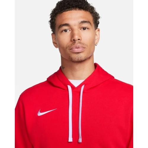 Bluza męska Nike Fleece Park Hoodie z kapturem, czerwona CW6894 657