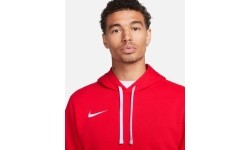 Bluza męska Nike Fleece Park Hoodie z kapturem, czerwona CW6894 657