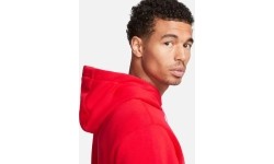Bluza męska Nike Fleece Park Hoodie z kapturem, czerwona CW6894 657