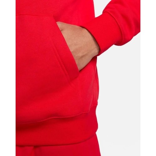 Bluza męska Nike Fleece Park Hoodie z kapturem, czerwona CW6894 657