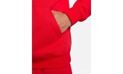 Bluza męska Nike Fleece Park Hoodie z kapturem, czerwona CW6894 657
