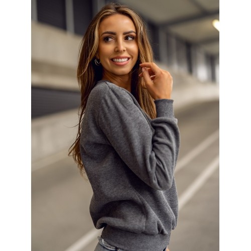 Bluza polarowa damska J.Style, szara 68W01-5