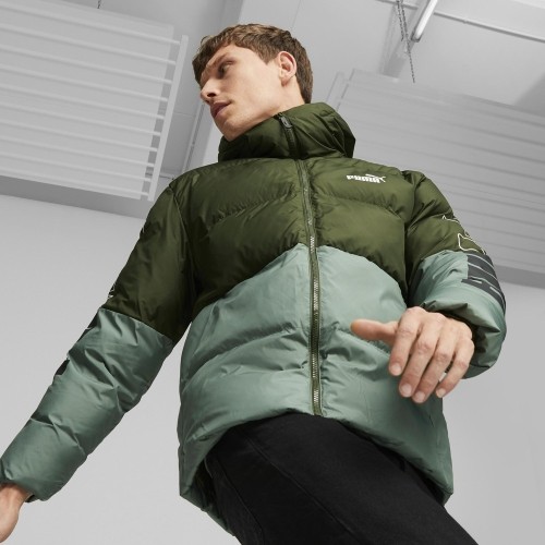 Puma Striukė Vyrams Power Hooded Green 675389 31