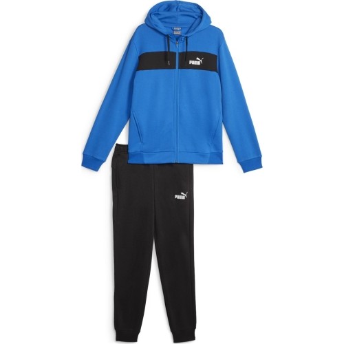 Puma dres męski FZ Panel Tracksuit Black Blue 675022 47