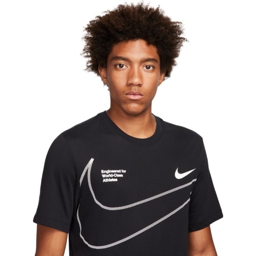 Nike Marškinėliai Vyrams M Nk Df Tee Q5 Black FN0843 010