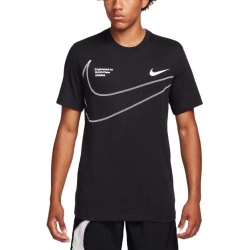 Nike Marškinėliai Vyrams M Nk Df Tee Q5 Black FN0843 010