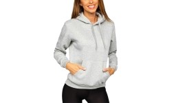 J.Style bluza damska polarowa szara 68W02-2