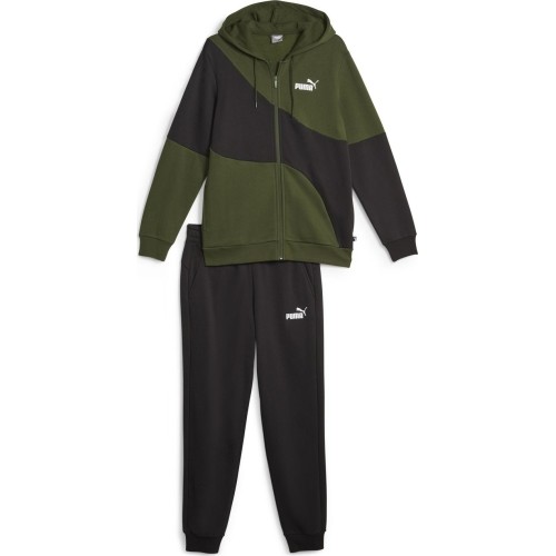 Dres męski Puma Power Cat Black Green 675972 31