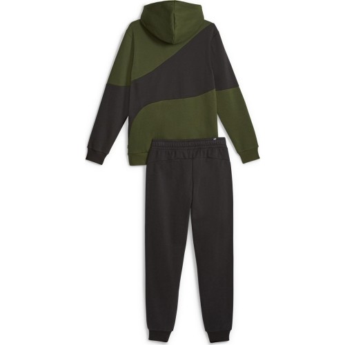 Dres męski Puma Power Cat Black Green 675972 31