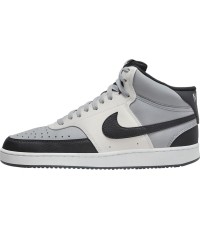 Nike Avalynė Vyrams Court Vision Mid Nn White Grey Black DN3577 002