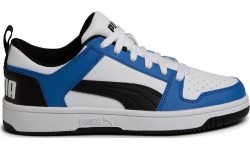 Puma Avalynė Paaugliams Rebound Layup Lo SL Jr White Blue 370490 19