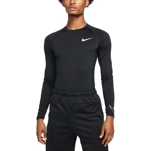 Koszulka męska Nike M Nk Df Tight Top LS z długim rękawem, czarna DD1990 010