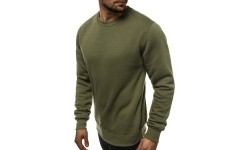 J.Style bluza męska polarowa, khaki 2001-29
