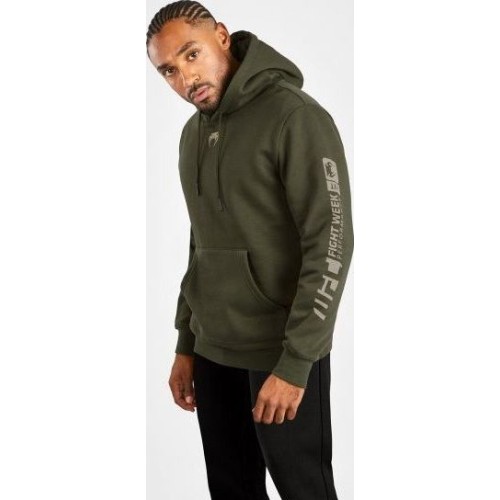 Męska bluza z kapturem UFC Adrenaline by Venum Fight Week - Khaki