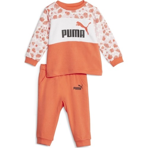 Puma Sportinis Kostiumas Vaikams Ess Mix Mtch Infants White Orange 676368 60