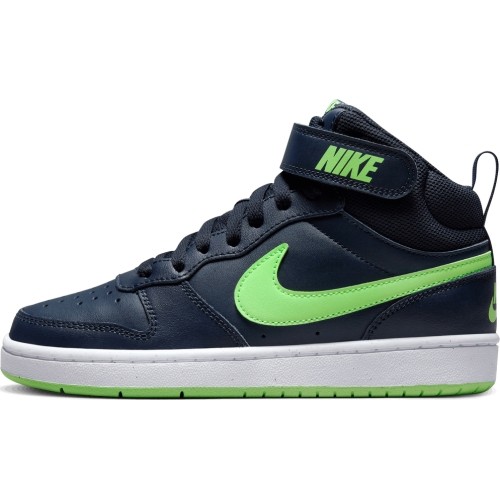 Buty młodzieżowe Nike Court Borough Mid 2 Navy Green CD7782 403