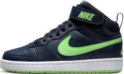 Buty młodzieżowe Nike Court Borough Mid 2 Navy Green CD7782 403
