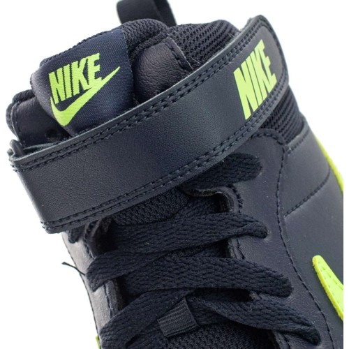 Buty młodzieżowe Nike Court Borough Mid 2 Navy Green CD7782 403