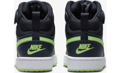 Buty młodzieżowe Nike Court Borough Mid 2 Navy Green CD7782 403