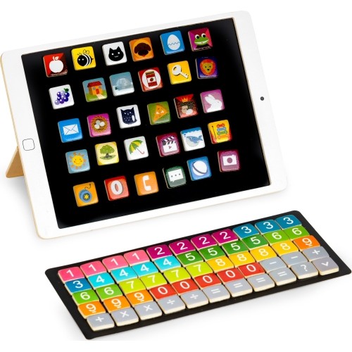 Drewniany tablet edukacyjny tablica magnetyczna ECOTOYS