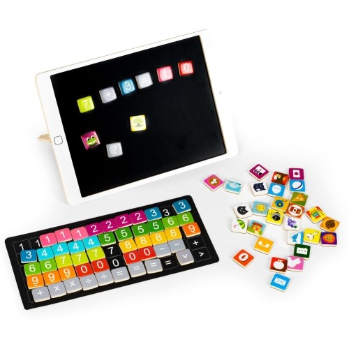 Drewniany tablet edukacyjny tablica magnetyczna ECOTOYS