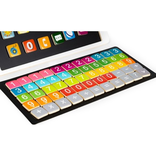 Drewniany tablet edukacyjny tablica magnetyczna ECOTOYS