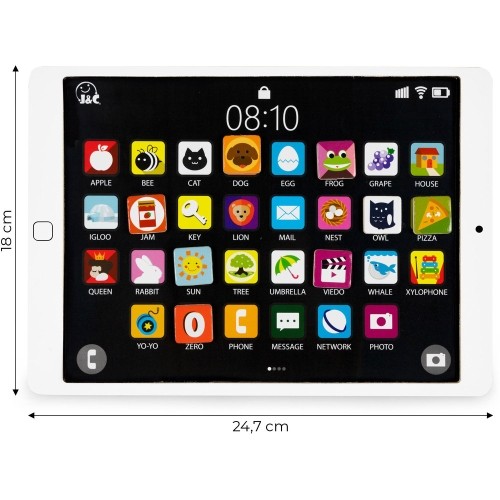 Drewniany tablet edukacyjny tablica magnetyczna ECOTOYS