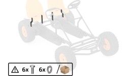 Duo Coaster - wsporniki drążka hamulcowego