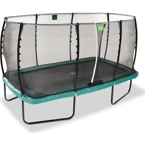 EXIT Allure Classic trampolina 244x427cm - zielona