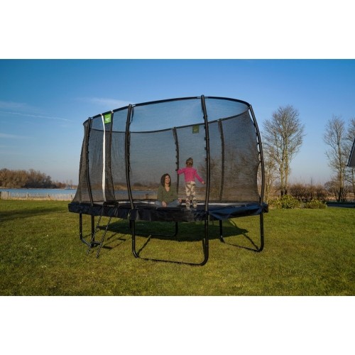 EXIT Allure Classic trampolina 244x427cm - zielona