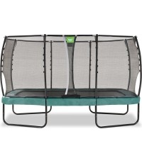EXIT Allure Premium trampolina 244x427cm - zielona