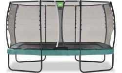 EXIT Allure Premium trampolina 244x427cm - zielona
