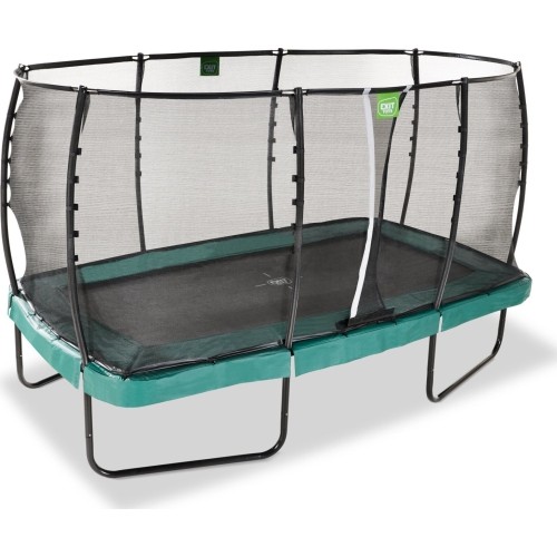 EXIT Allure Premium trampolina 244x427cm - zielona